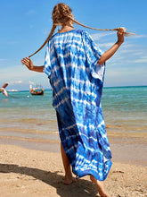 Bohemian Print Multicolor Beach Style Kaftan Maxi Dress - Swimsuit Cover-Up