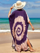 Bohemian Print Multicolor Beach Style Kaftan Maxi Dress - Swimsuit Cover-Up