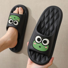 MiaStores Anti-Slip Summer Beach Slides – Soft Cartoon Frog Flip-Flops for Bathroom & Home 
