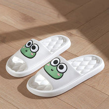 MiaStores Anti-Slip Summer Beach Slides – Soft Cartoon Frog Flip-Flops for Bathroom & Home 