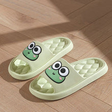 MiaStores Anti-Slip Summer Beach Slides – Soft Cartoon Frog Flip-Flops for Bathroom & Home 