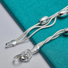 High-Quality 925 Sterling Silver Bracelet Chain | Elegant Fashion Jewelry for Women | Beaded Design Perfect for Weddings and Special Occasions 06