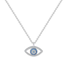 European & American S925 Sterling Silver Demon Eye Pendant Necklace – Atmospheric Jewelry