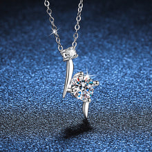 S925 Sterling Silver Moissanite Clavicle Necklace