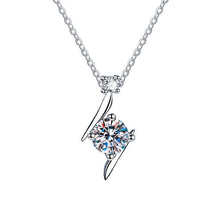 S925 Sterling Silver Moissanite Clavicle Necklace