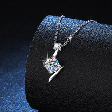 S925 Sterling Silver Moissanite Clavicle Necklace