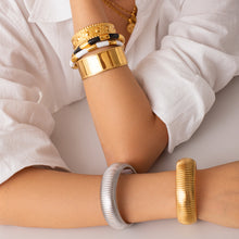 Miastores.net 18K Gold-Plated Stainless Steel Bracelet