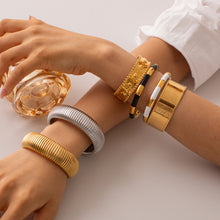 Miastores.net 18K Gold-Plated Stainless Steel Bracelet