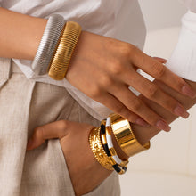 Miastores.net 18K Gold-Plated Stainless Steel Bracelet