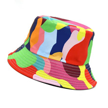 Animal Letter Print Panama Bucket Hat - Summer Sun Fisherman Hat
