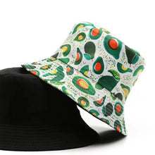Animal Letter Print Panama Bucket Hat - Summer Sun Fisherman Hat