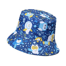 Animal Letter Print Panama Bucket Hat - Summer Sun Fisherman Hat