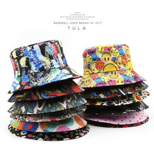 Animal Letter Print Panama Bucket Hat - Summer Sun Fisherman Hat