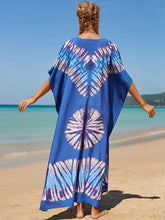 Bohemian Print Multicolor Beach Style Kaftan Maxi Dress - Swimsuit Cover-Up